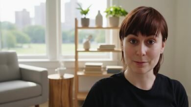 Yvette Amos smiling during a BBC interview that became a viral moment, symbolizing her rise to internet fame.