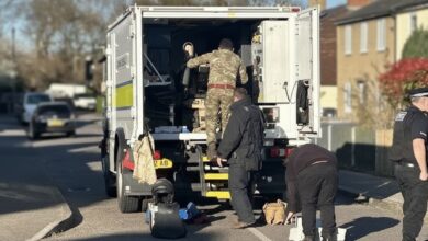 ieds found Hersden Canterbury