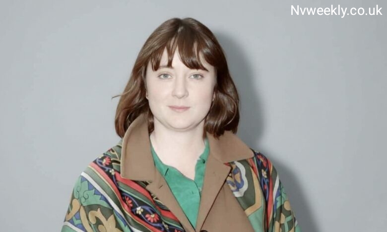 Portrait of Josephine Burge, known for her long-term relationship with TV presenter Michael Barrymore.