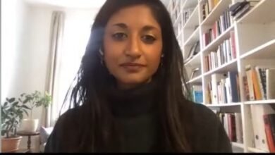 Portrait of Sumi Somaskanda, a prominent global journalist known for her fearless reporting and dedication to truth.