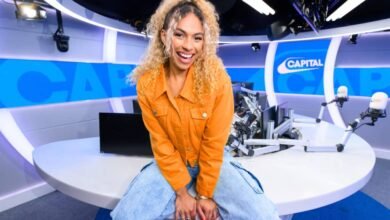 Kemi Rogers hosting a radio show, showcasing her unique voice and dynamic presence in British radio broadcasting