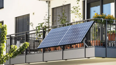 Balcony solar power plant
