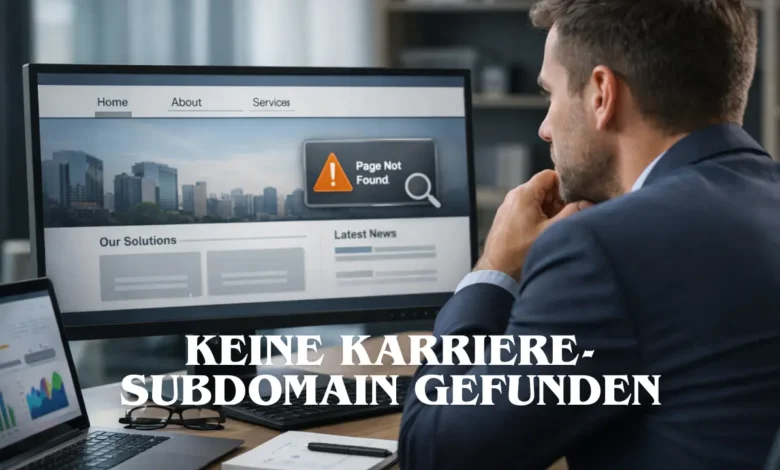keine karriere-subdomain gefunden